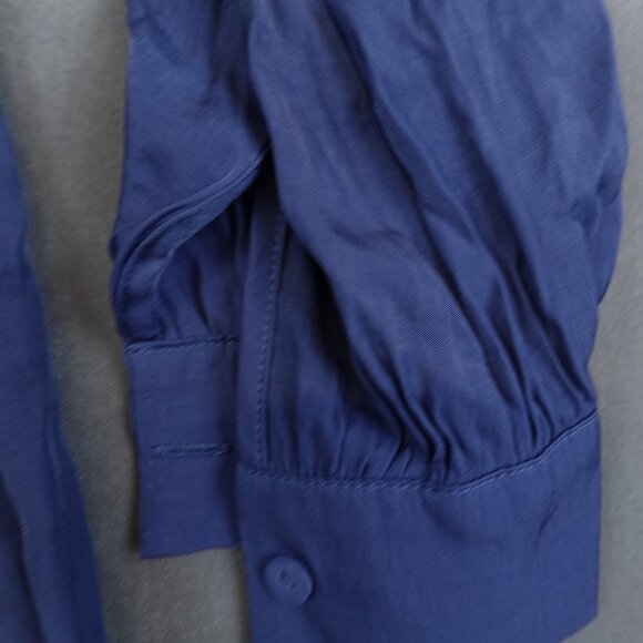 Princess Polly Blue Lawson Cutout Collared Mini Dress - Picture 4 of 9